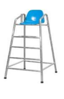 deluxe ss lifeguard chair with lifebuoy and umbrella holder