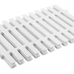 grating 25mm double pin white colour